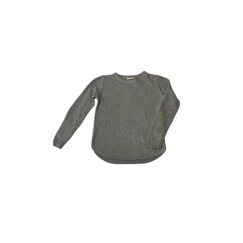 Pink Clover Women's Gray Knit Pullover Sweater Size S Casual Fall